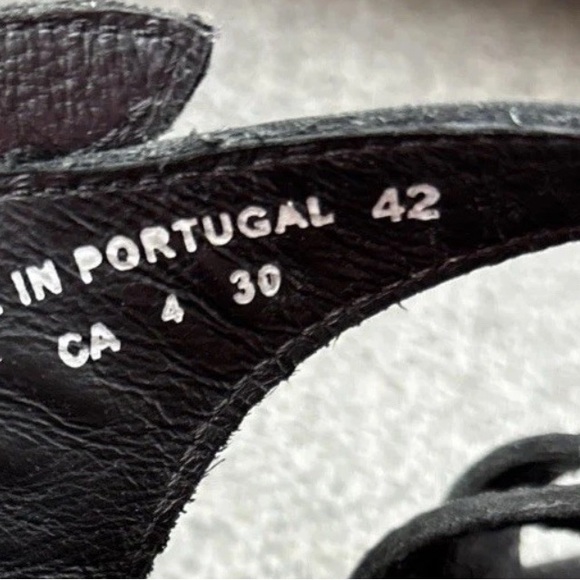 Dansko Lolita Sandal Leather Womens 11 Black Slingback Strappy Rocker Block Heel - Picture 2 of 11